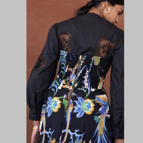 NWT Banjanan Simona Strapless Dress Mirage Size Small - Picture 4 of 16